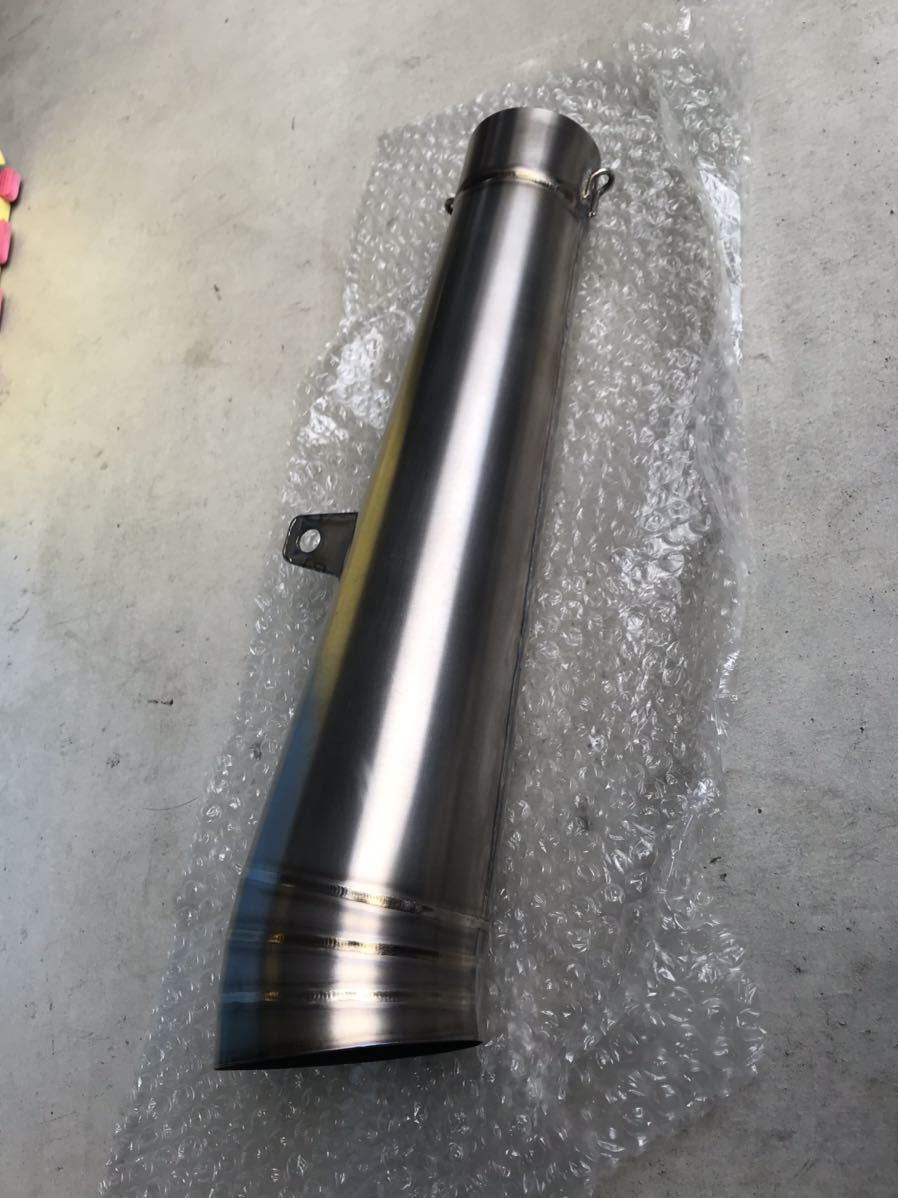 ML30 汎用部品 アップトランペットサイレンサー(ブラック) TW200 SR400