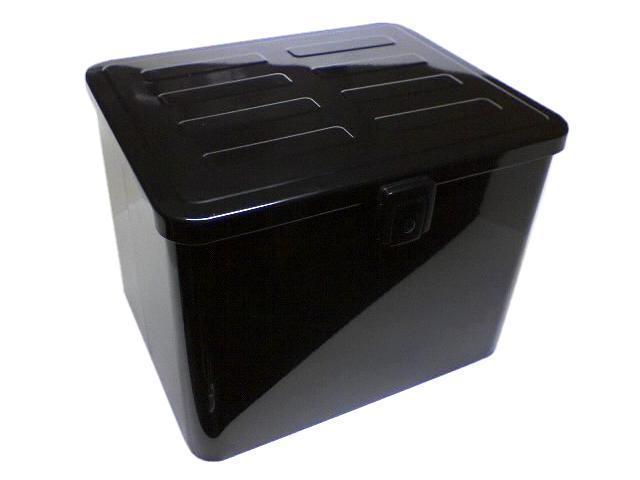 中古バイク用リアボックス 黒 45L アルミ ブラック リアボックス