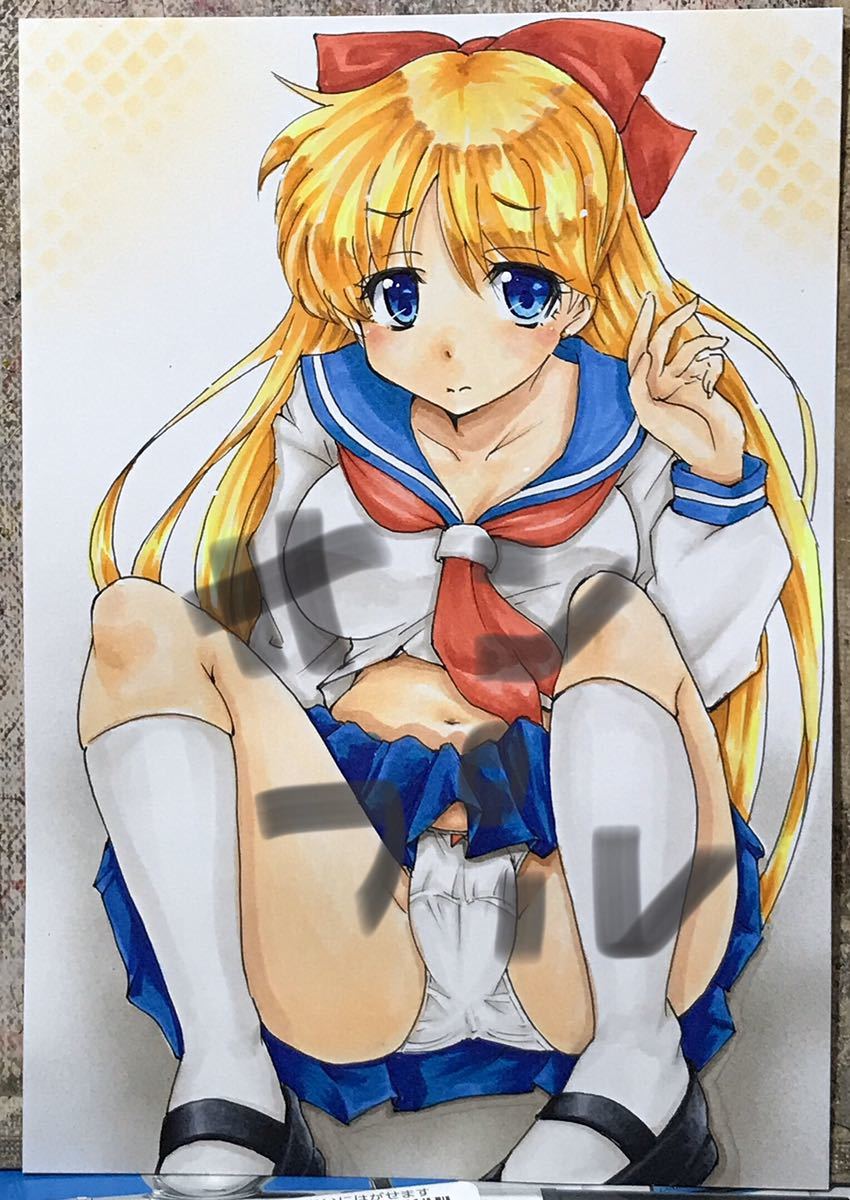 手描きイラスト M 美奈子 手描きイラスト 売買されたオークション情報 Yahooの商品情報をアーカイブ公開 オークファン Aucfan Com