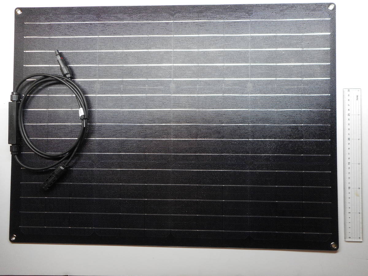 薄型・軽量・高耐久 ETFEソーラーパネル55W　2枚セット【ソーラーパネルなのに全国一律送料無料】_1