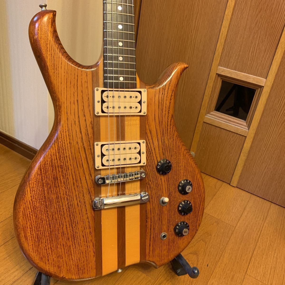 【希少】HAYAKAWA EAGLE TYPE ヴィンテージ エレキギター 良音 HAYAKAWA エレキギター イーグル タイプ スルーネック ジャパン