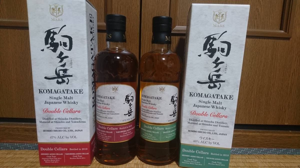 本坊酒造 マルスウｨスキー 駒ヶ岳 ダブルセラーズ 本坊酒造 マルス