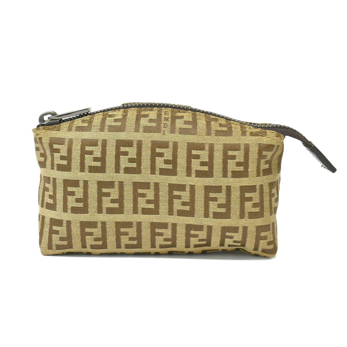 本物 FENDI フェンディ 7N0004 ズッキーノ ポーチ 化粧ポーチ 小物入れ