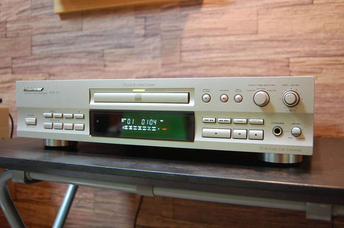 □PIONEER PDR-D7 CDRデッキ 専用リモコン付き 動作品 美品 【公式通販】