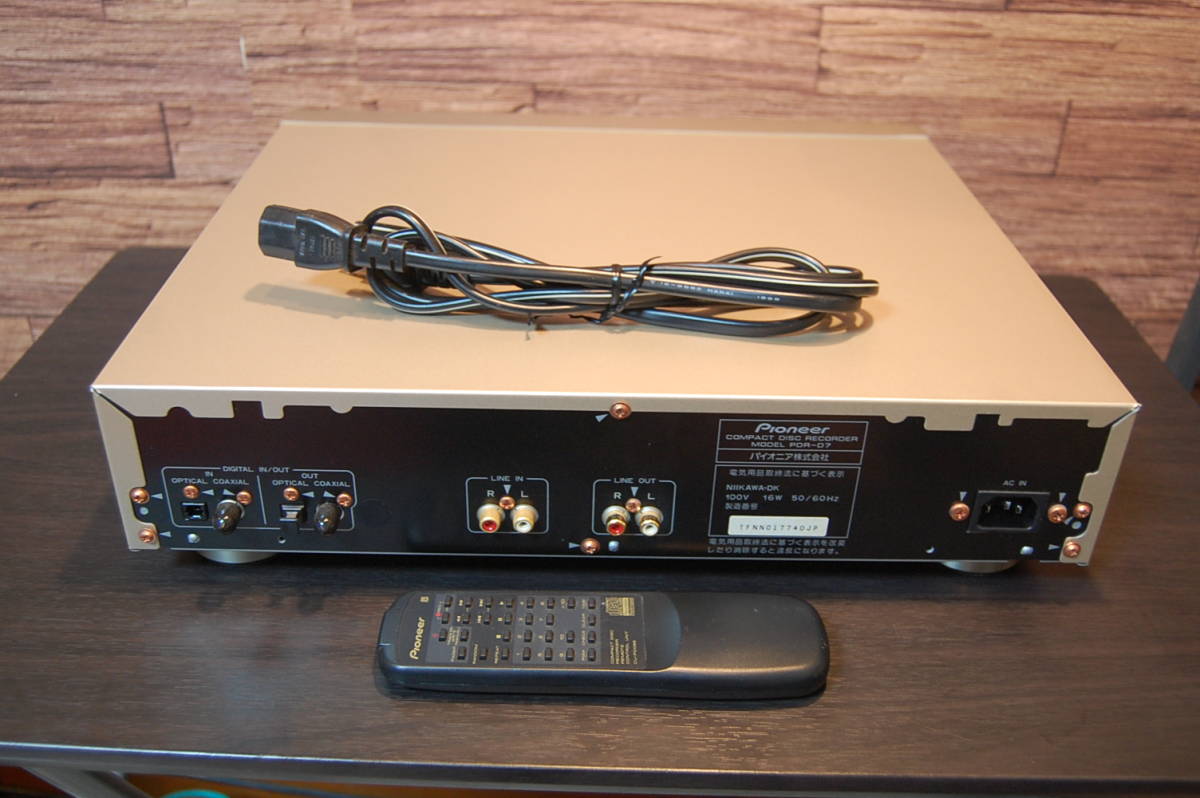 パイオニア CDプレーヤー CD-R/CD-RWレコーダー PDR-D5