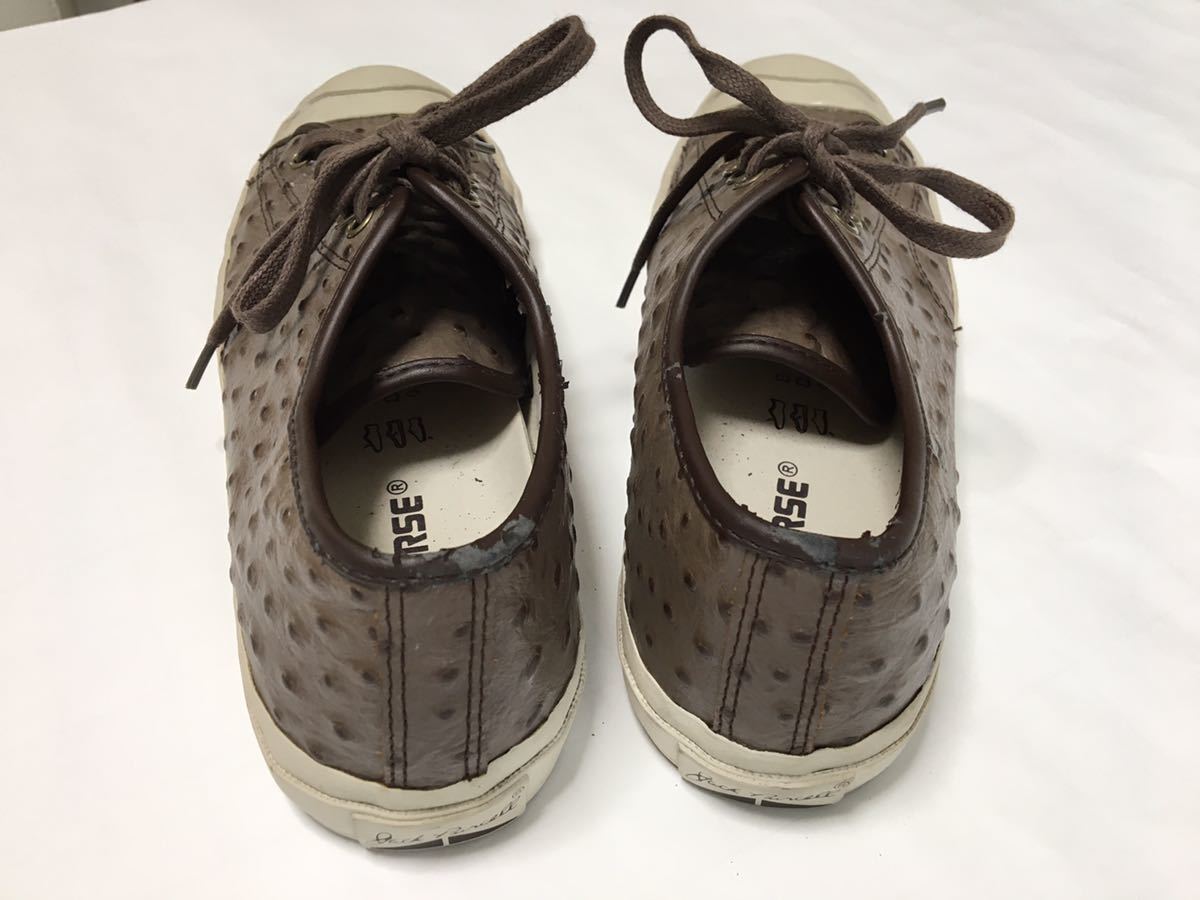 CONVERSE ジャックパーセル オーストリッチ ダークブラウン 27.5cm 