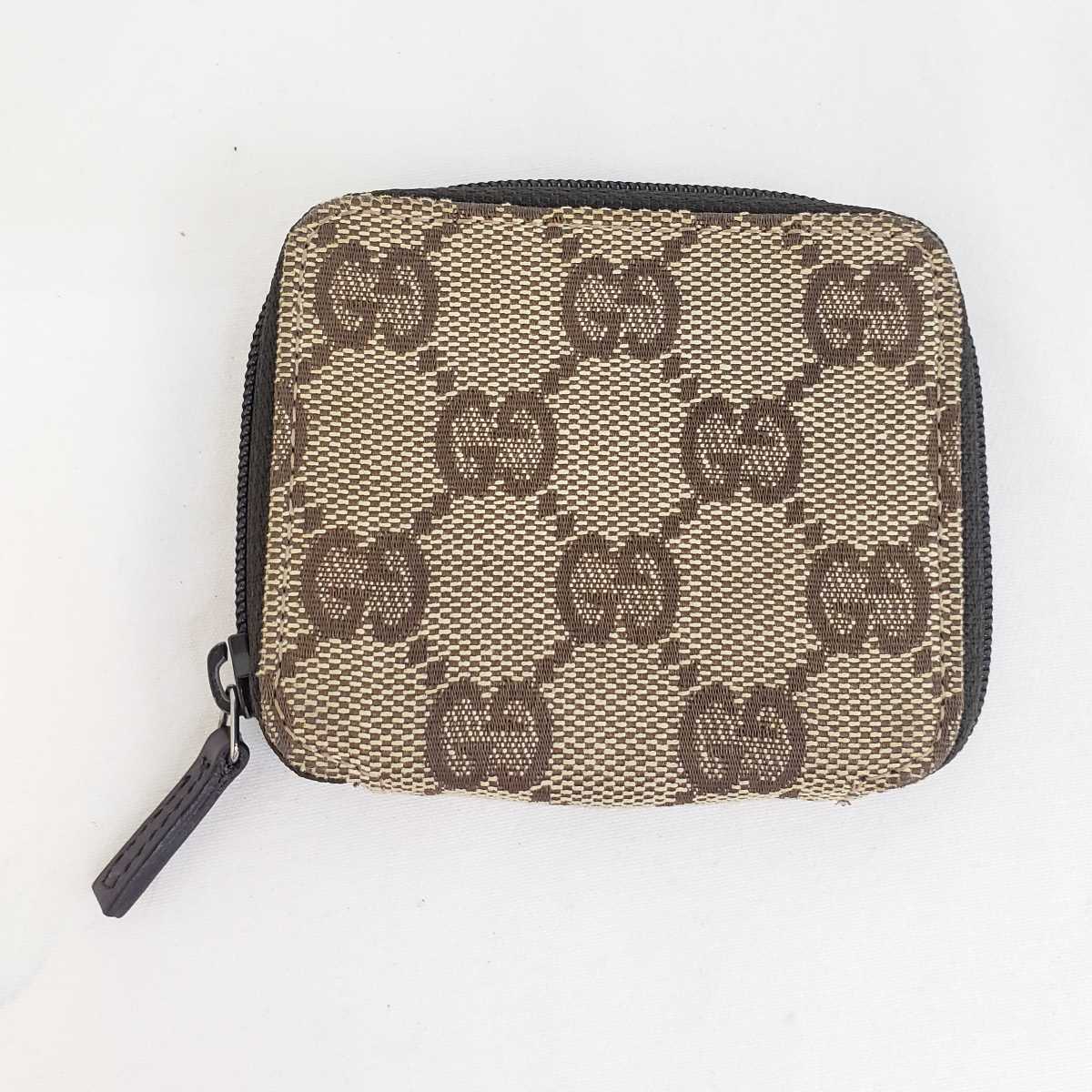 レザー gucciコインケース 未使用級 グッチ コインケース 小銭入れ