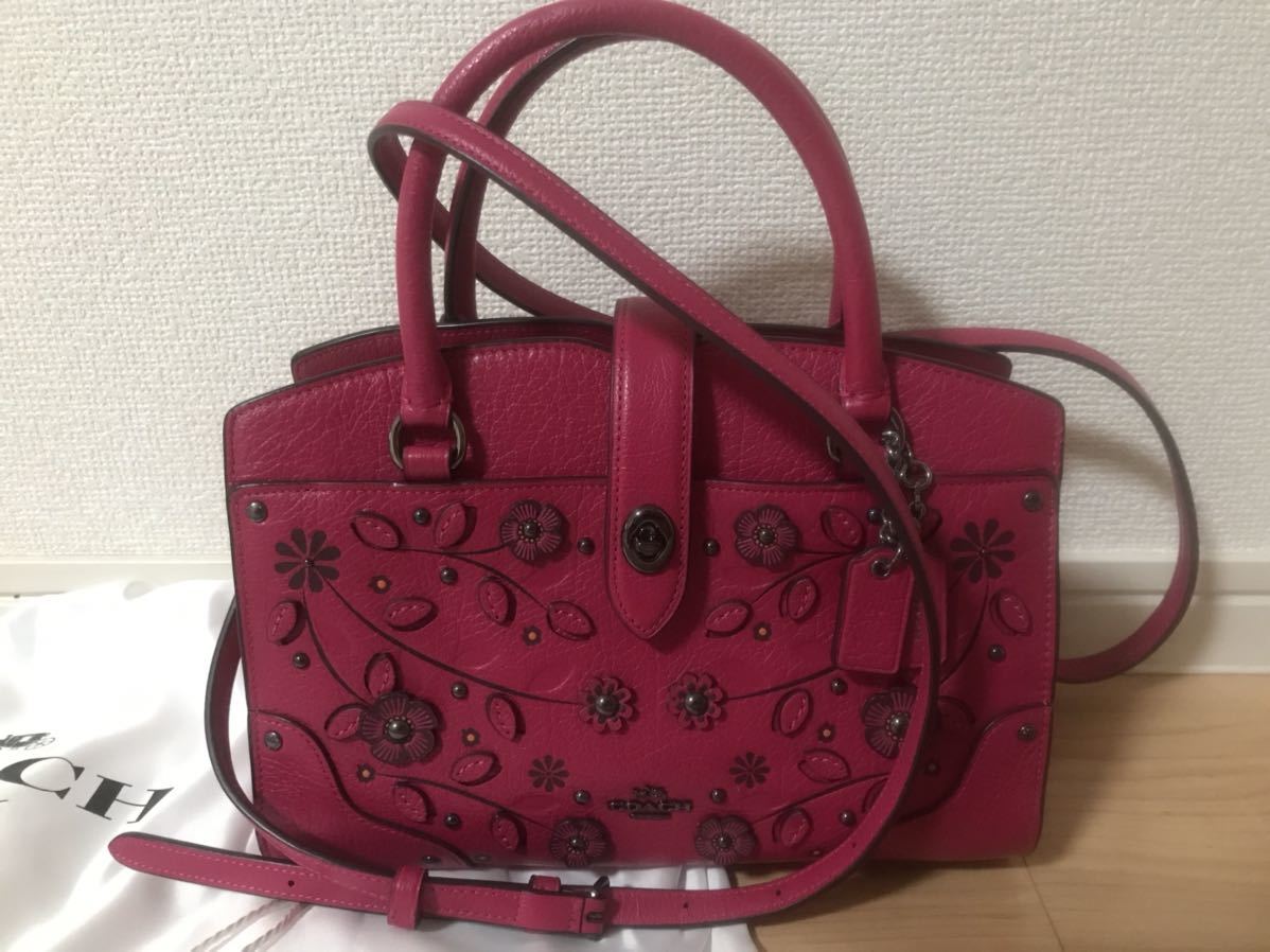 販売正規品 1円～ COACH コーチ 2way ショルダーバッグ ハンドバッグ
