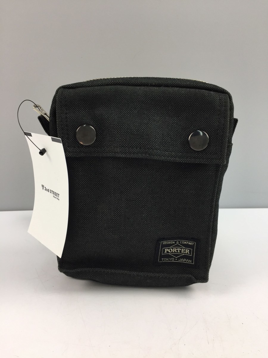 PORTER◇ポーチ/コットン/BLK/スモーキー ウエストバッグ/592-07508