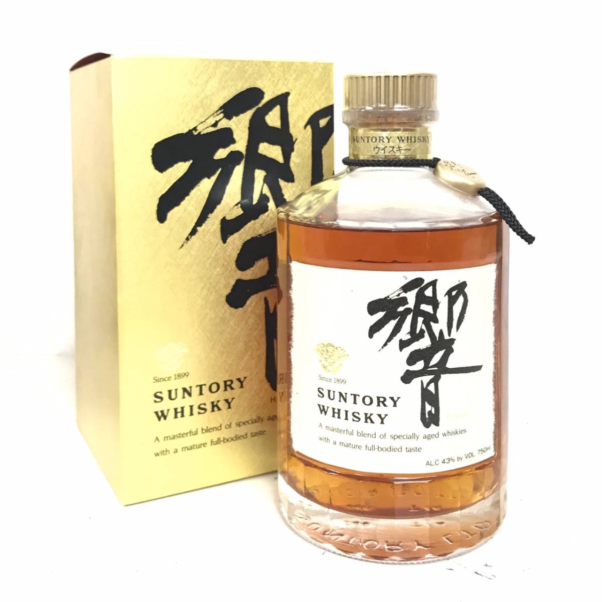 【セール，定番人気】 B05s19A 未開栓 SUNTORY サントリー ウイスキー 響 金キャップ 750ml 43% 国産 箱付き(日本)｜売買されたオークション情報、yahooの商品情報をアーカイブ公開 - オークファン 日本