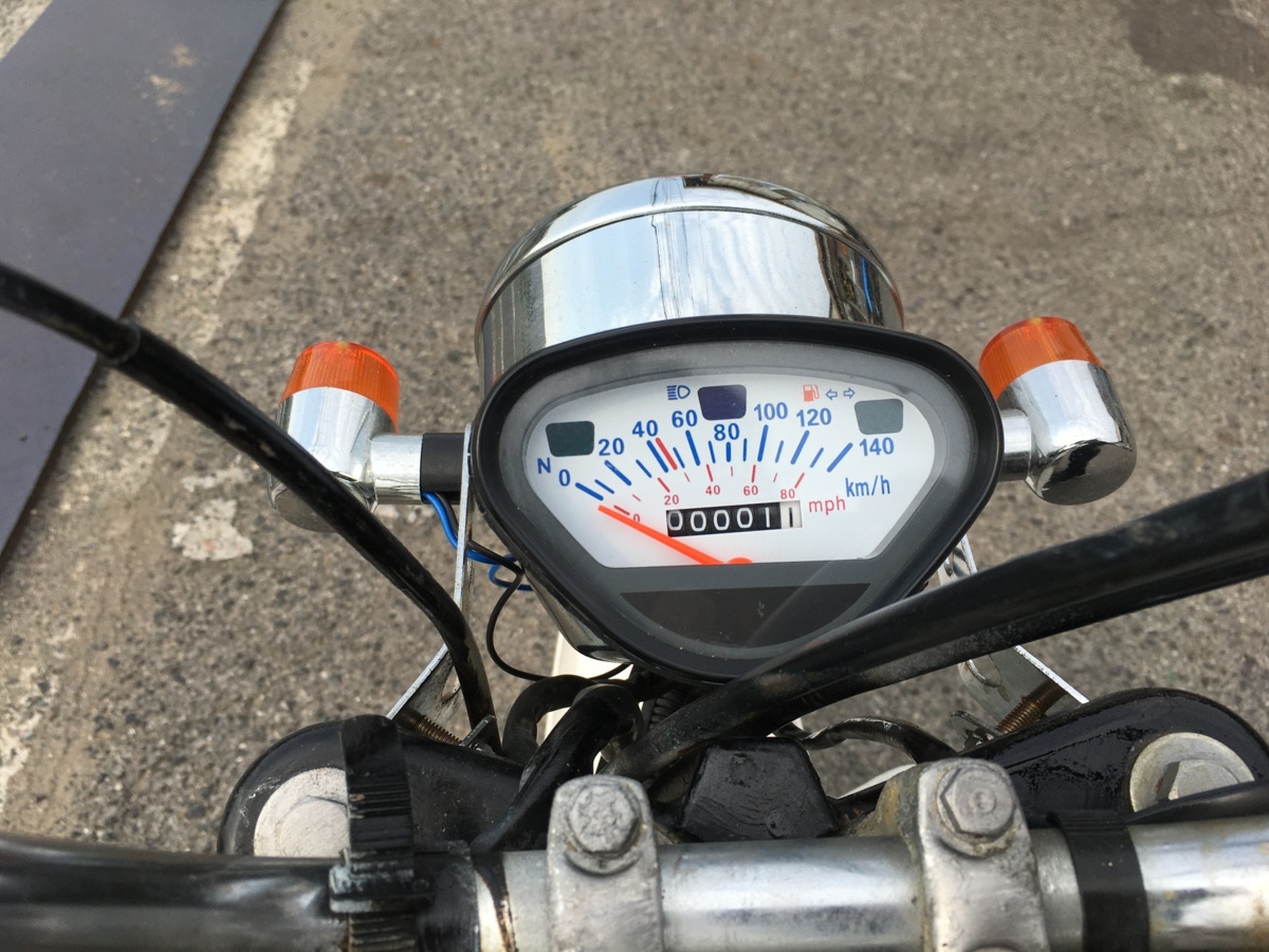 ホンダ シャリー70 CF70 実働 書類付き 吹け上がり良好 バリ山タイヤ 