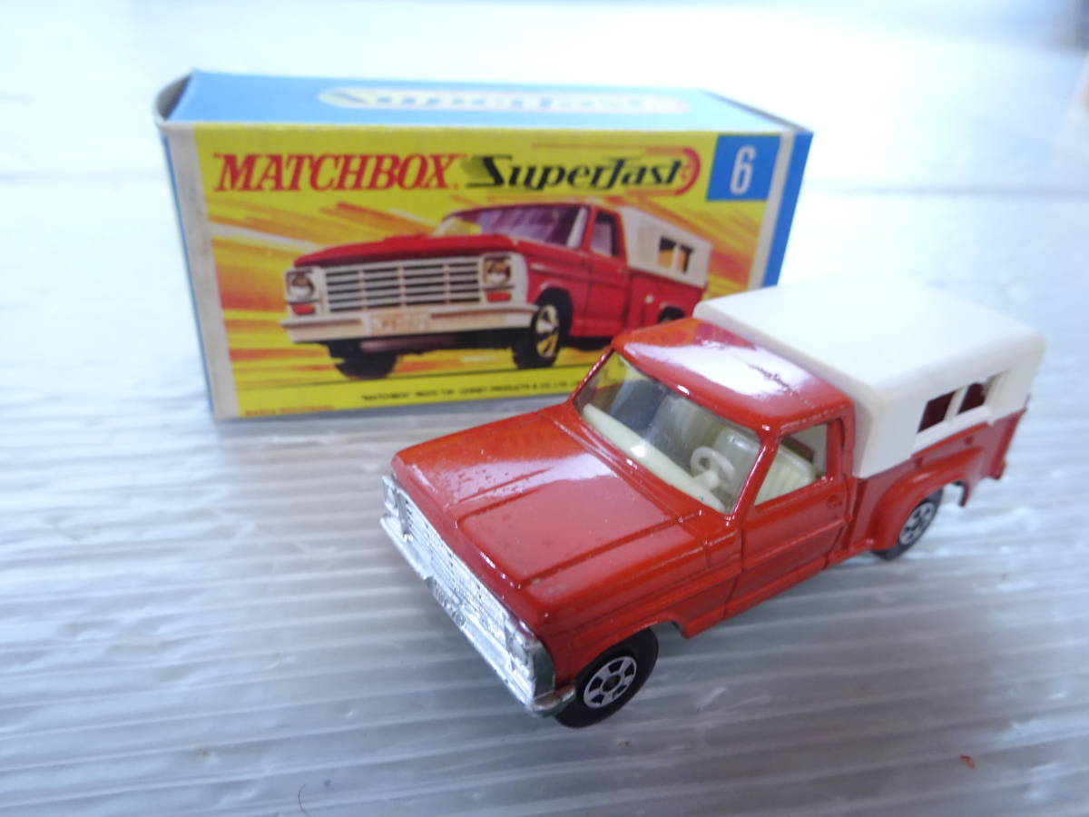 Voiture de collection Matchbox No 6 / Ford Pick-up / Superfast