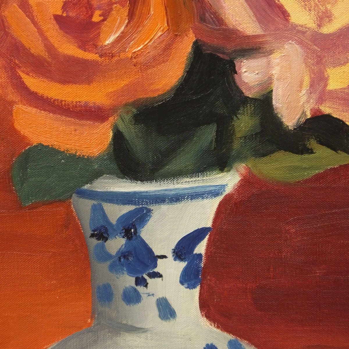 値下げ即決【おたからや美術画廊】木下孝則○作品(薔薇) 油彩6号 値下げ即決【おたからや美術画廊】木下孝則○作品(薔薇) 油彩6号