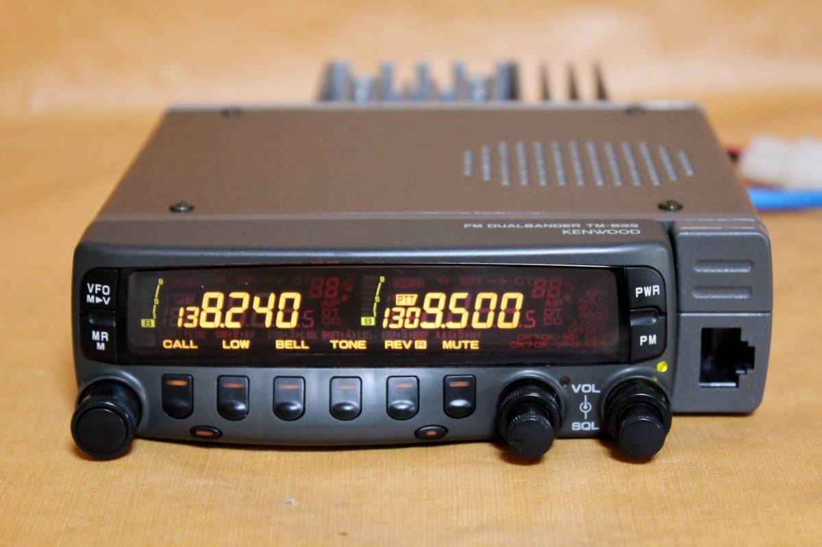 KENWOOD TM-833 FMデュアルバンダー 430/1200MHz KENWOOD ケンウッド TM-833 430⁄1200MHz TM-833S FM TM833 デュアル