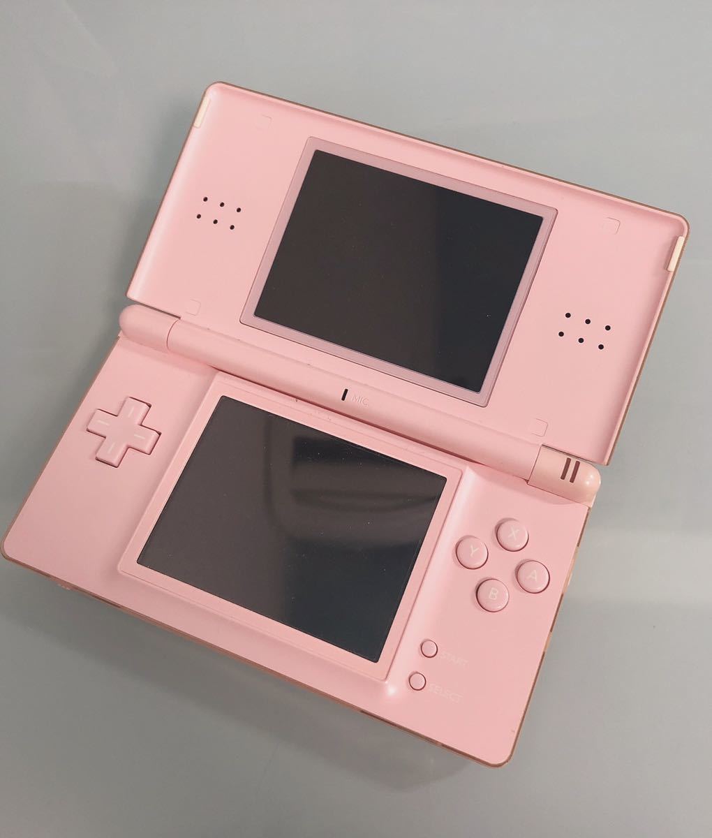 ニンテンドーDS Lite ピンク 状態良 箱 ストラップ 説明書 充電器付き