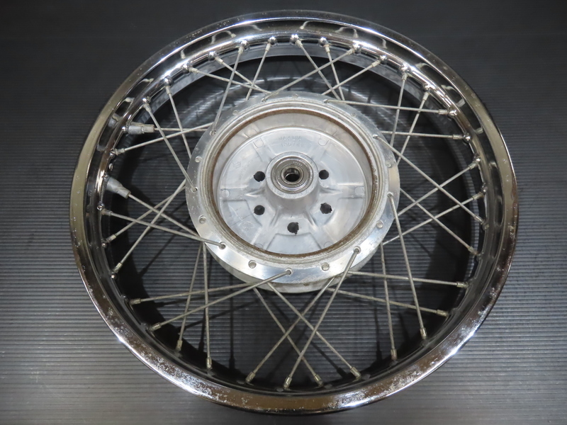 GS400 スズキ 純正リアホイール 110⁄90-17 GS450 TT100GP リヤホイール