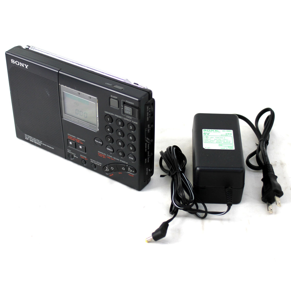 希少品 SONY 超高感度ポータブル短波ラジオ ICF-SW7600G SONY ソニー高