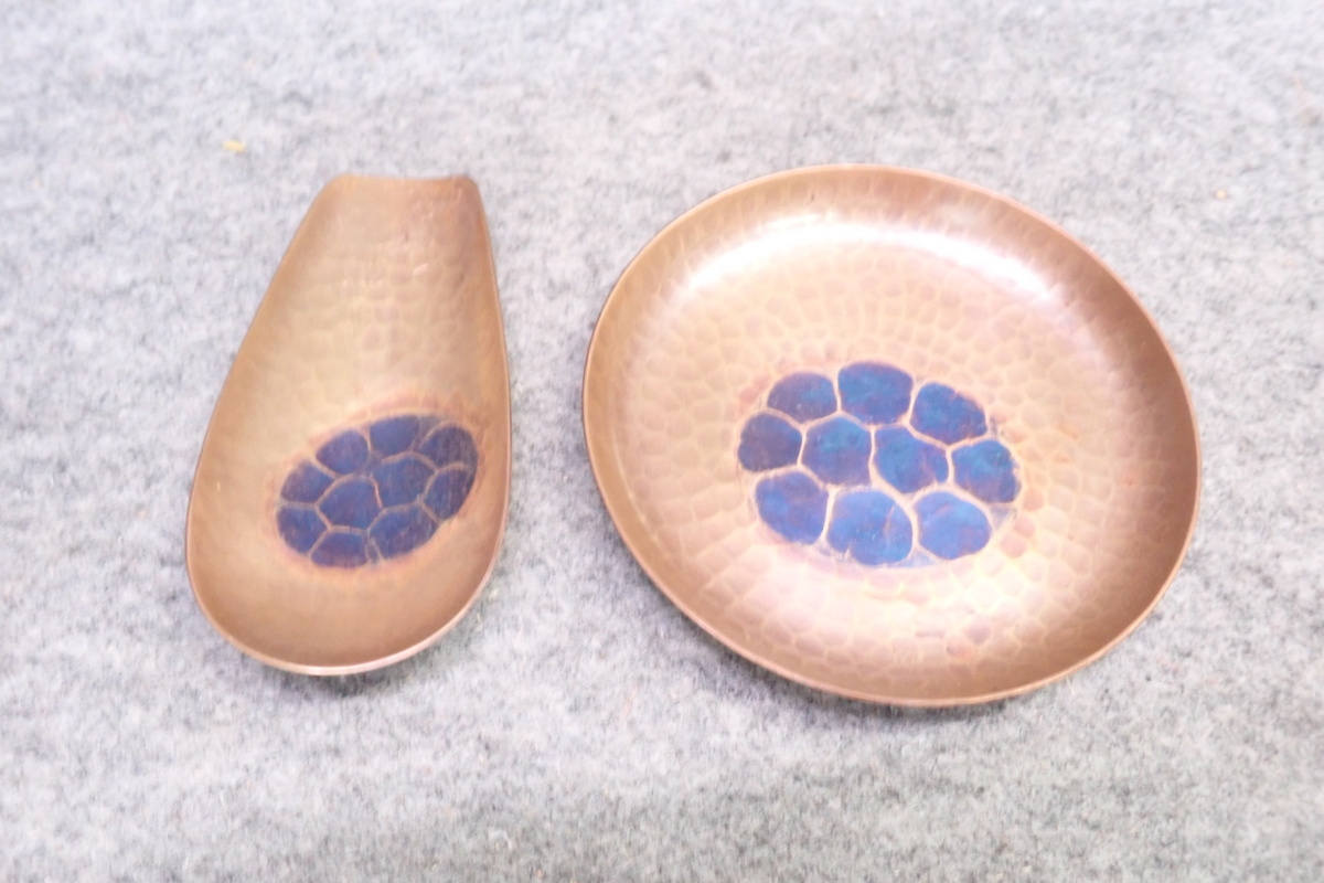 Yahoo!オークション 「玉川堂 - 玉川堂 茶器4点セット 銅器 皿」の落札 
