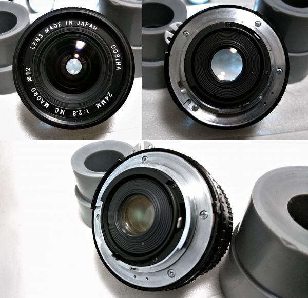 希少！美品COSINA コシナ AI-S 24mm F2.8 MACRO ニコン用☆完動品☆55