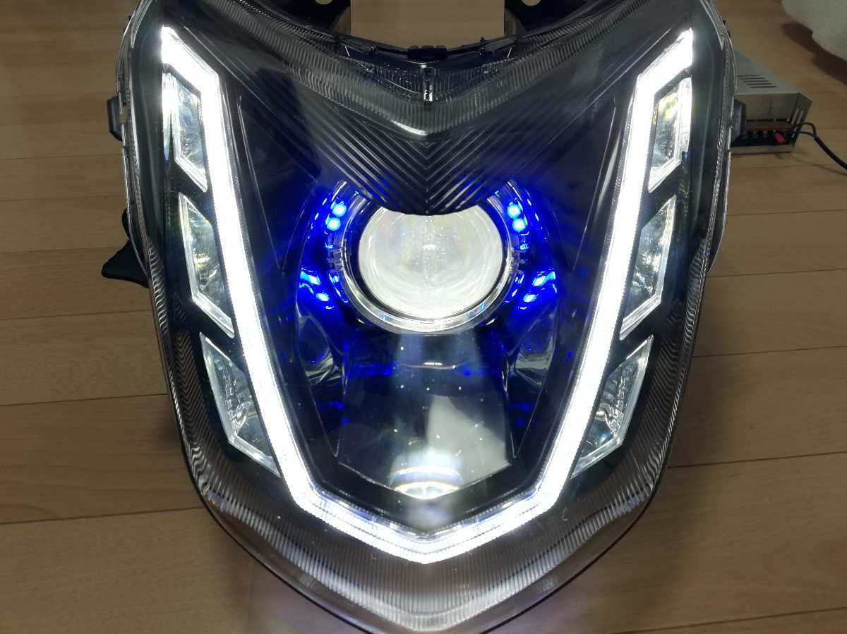 新品 シグナスX 4型 sea5j sed8j デビルアイ 社外ヘッドライト 