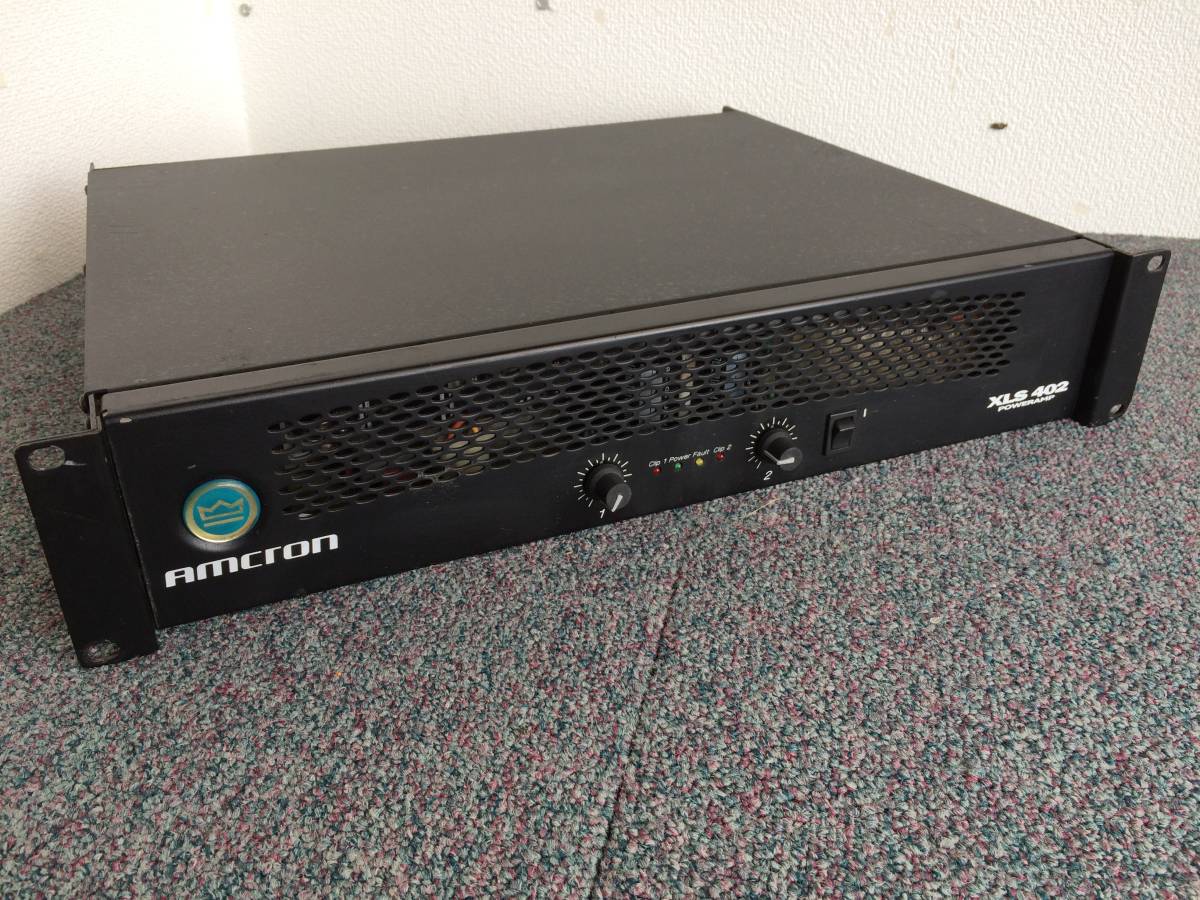 Yahoo!オークション 「amcron xls402」パワーアンプ (レコーディング 