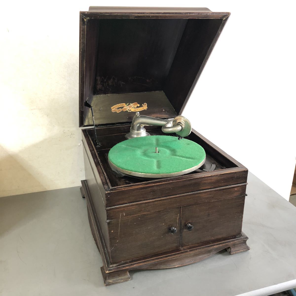 The Company His Master's Voice ラッパ型 蓄音機 グラモフォン社