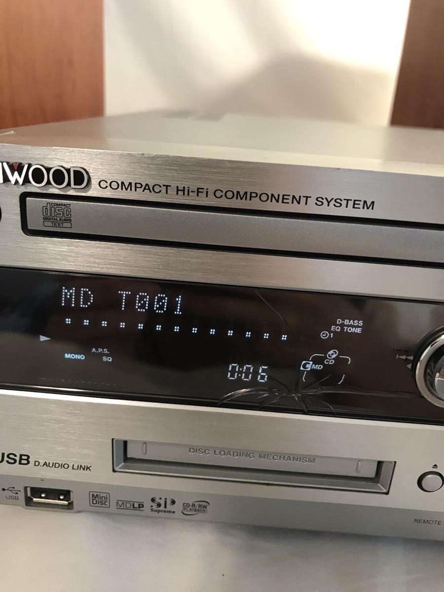KENWOOD RD-UDA77 ケンウッド コンポ ミニコンポ LS-UDA77-M CD 即決