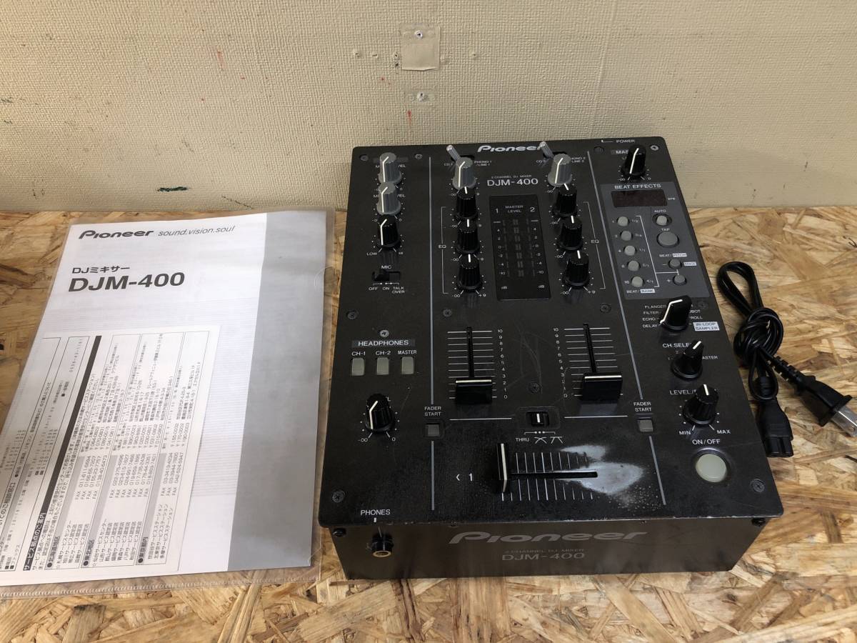 PIONEER DJM-400 DJM400 パイオニア DJ ミキサー Pioneer DJM-400 DJ