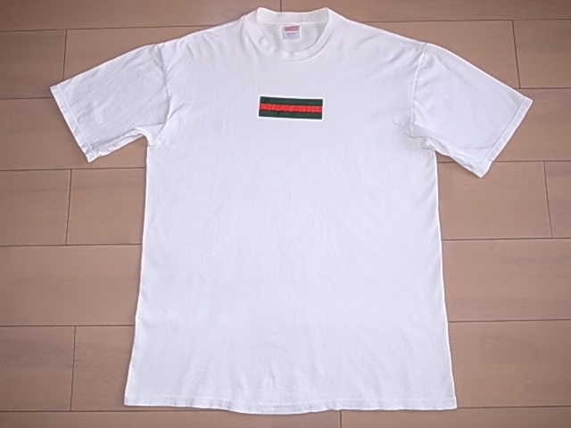 ☆ 初期 2000年 00 SUPREME シュプリーム Gucci Box Logo Tee グッチ 