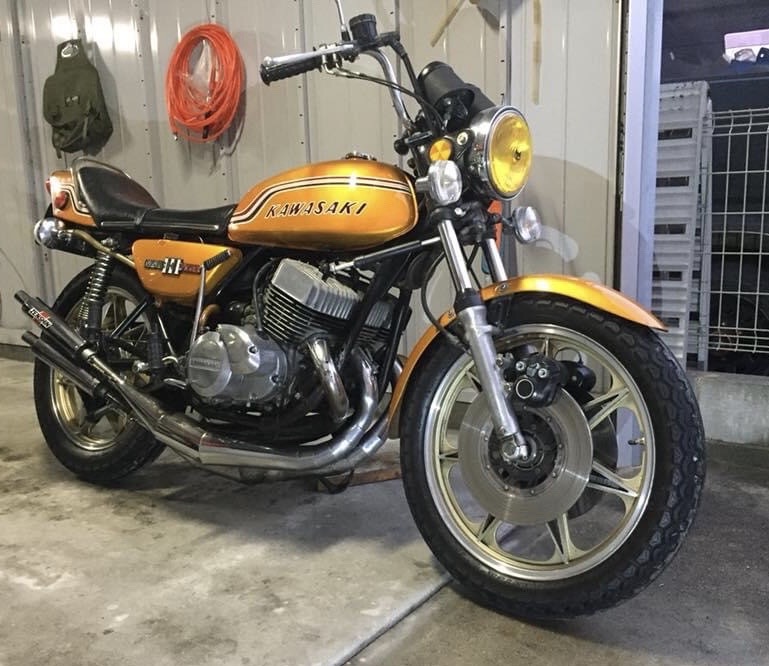  ７５０ＳＳ Ｈ２ ゼンシン クロスメッキ マッハ フルメッキ 旧タイプクロス ２－１クロス ＫＨ 神鳴エンジニア ルーニー(マフラー本体（社外）)｜売買されたオークション情報、yahooの商品 カワサキ用