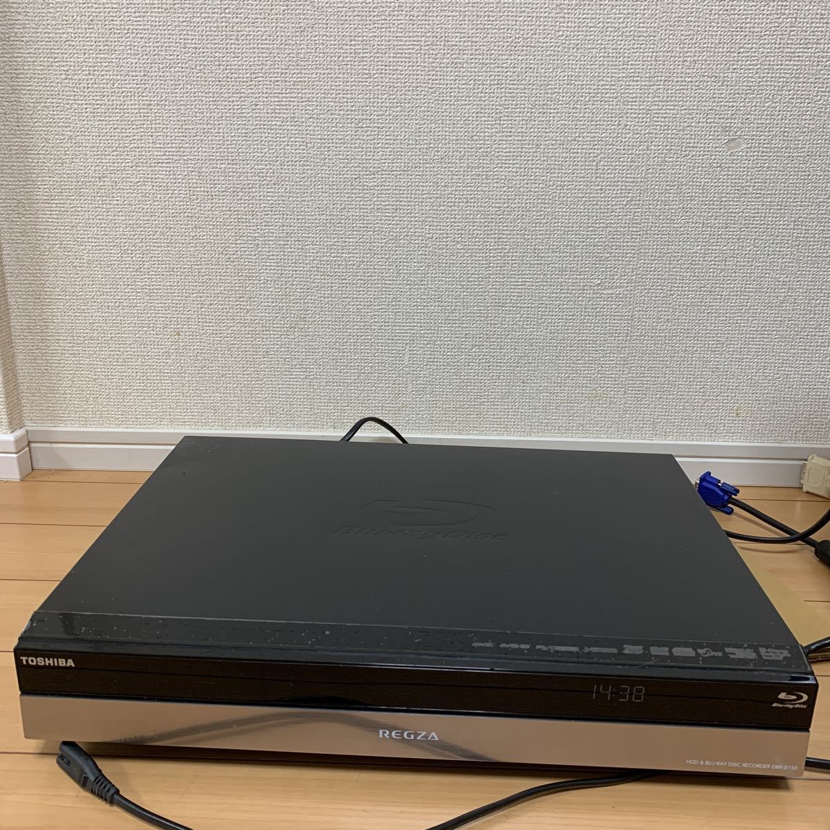TOSHIBA DBR-Z150 HDD 1TB 2番組録画 3D 外付けHDD対応 TOSHIBA DBR-Z150