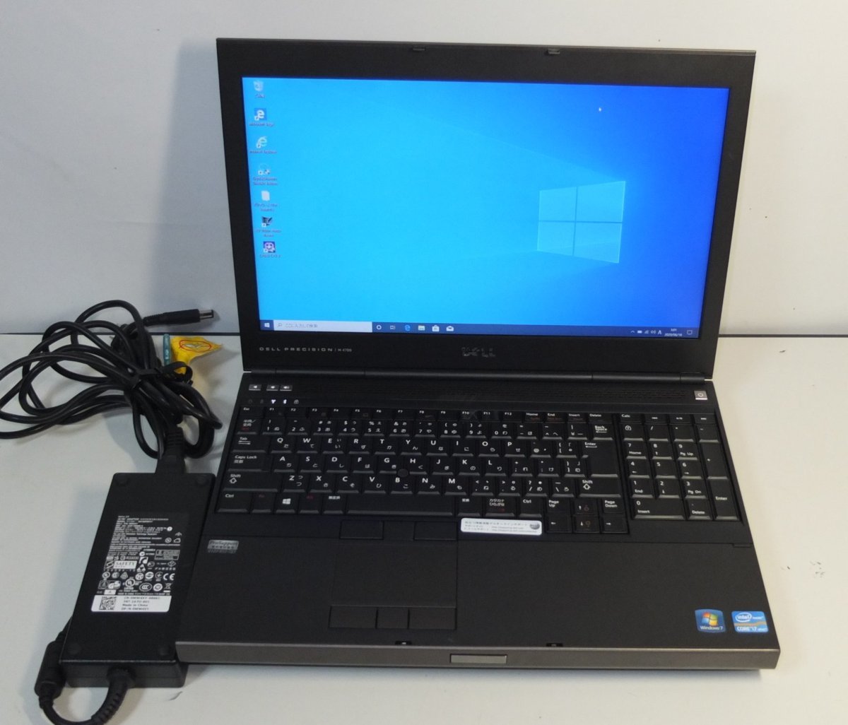 ハイスペック！ワークステーション Dell Precision M4700 i7-3740QM 2.7GHz 16GB SSD240GB 15.6インチ/フルHD K2000M Win10