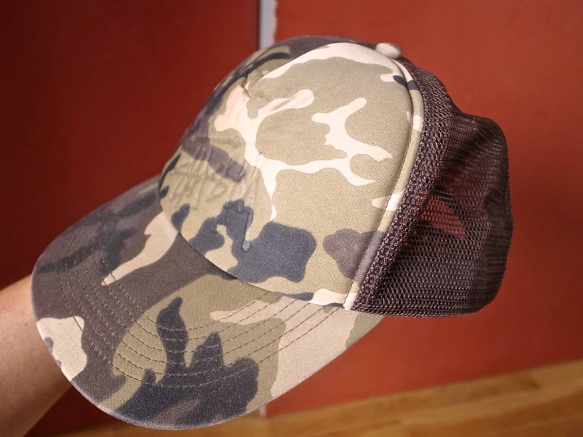 送料520円 STUSSY(ステューシー)希少カラー 迷彩☆Head Gear/キャップ 
