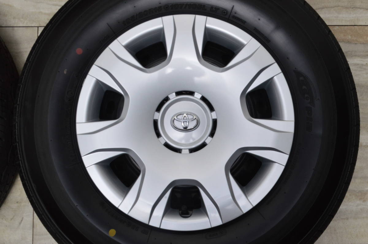 新車外し 2018-2019年製】トヨタ ハイエース 純正 15in 6J+35 PCD139.7 