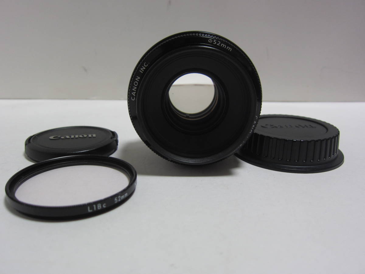 【爆買い，限定SALE】 canon EF 50mm F1.8 超 の単焦点 フィルター付き(キヤノン)｜売買されたオークション情報、yahooの商品情報をアーカイブ公開 - オークファン キヤノン
