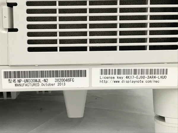 NEC 超単焦点プロジェクター NP-UM330WJL 中古 NEC プロジェクター NP