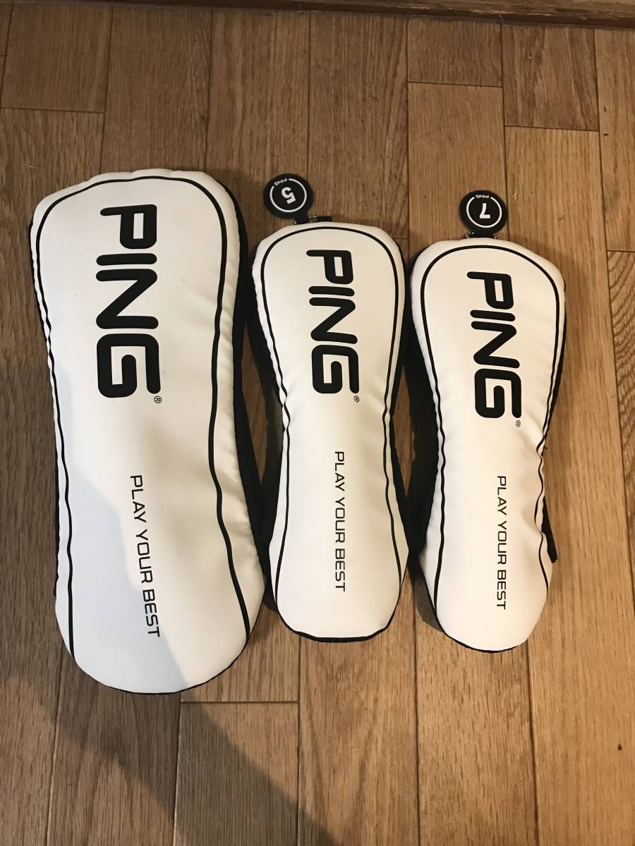 爆買い，2026 ピン PING ヘッドカバー DR用&times;1 FW用&times;2 タグは5番 7番 3個セット(その他)｜売買されたオークション情報、yahooの商品情報をアーカイブ公開 - オークファン ヘッドカバー