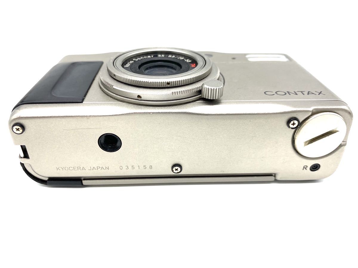 通電・フラッシュ確認済み CONTAX コンタックス フィルムカメラ TVS