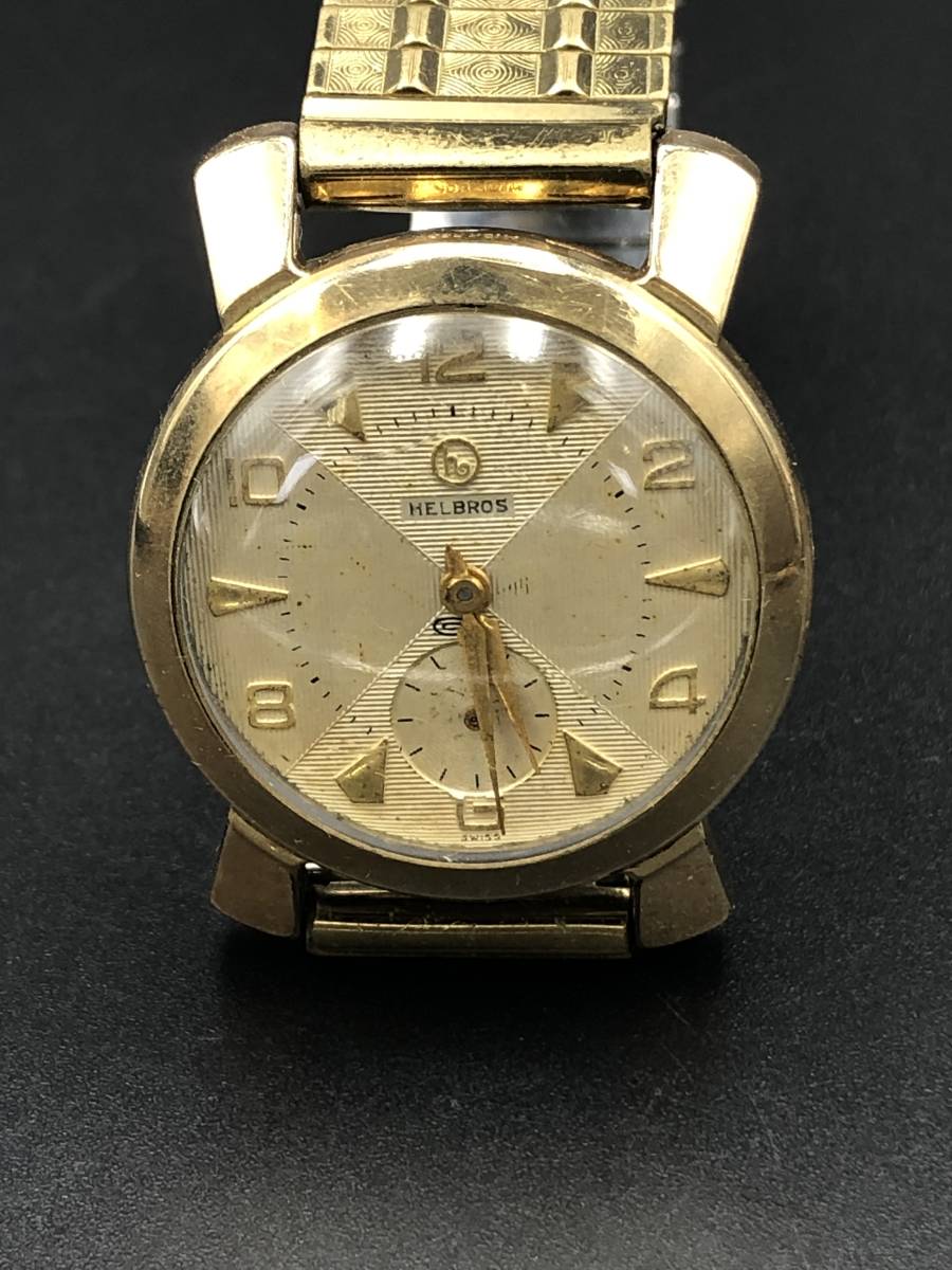 60s フランス製 FRANCE HELBROS EURO VINTAGE WATCH 手巻き式腕時計