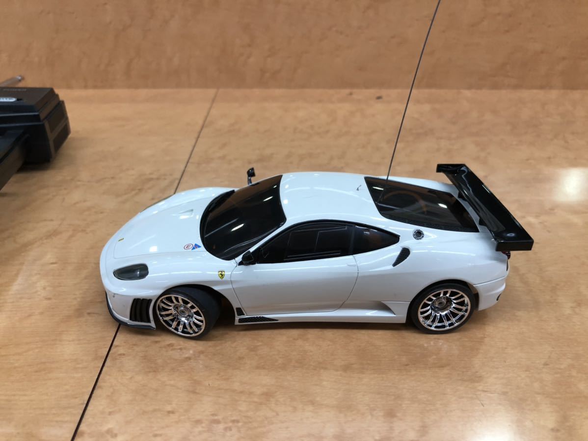 京商 1/27 ミニッツ MR-02RM フェラーリ F430GT テストカー ホワイト