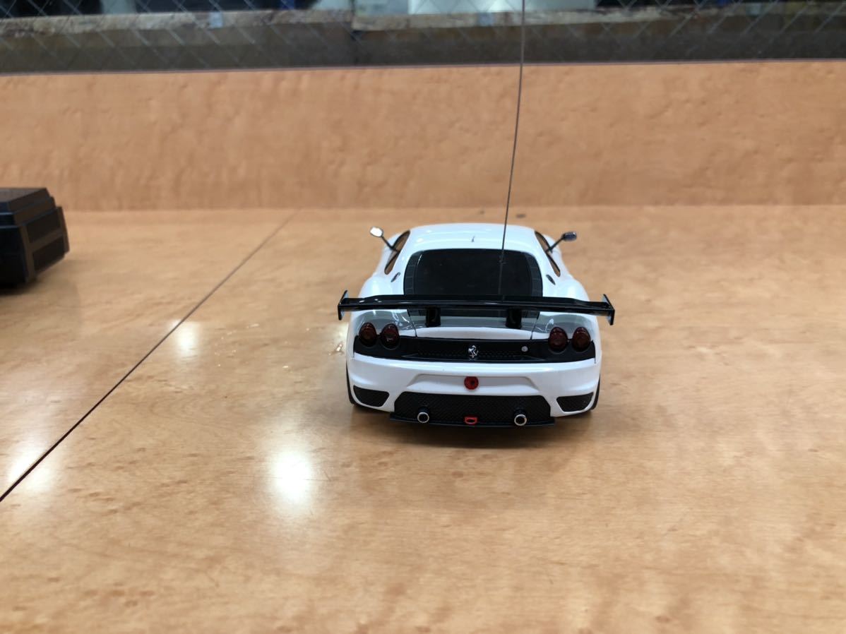 京商 1/27 ミニッツ MR-02RM フェラーリ F430GT テストカー ホワイト