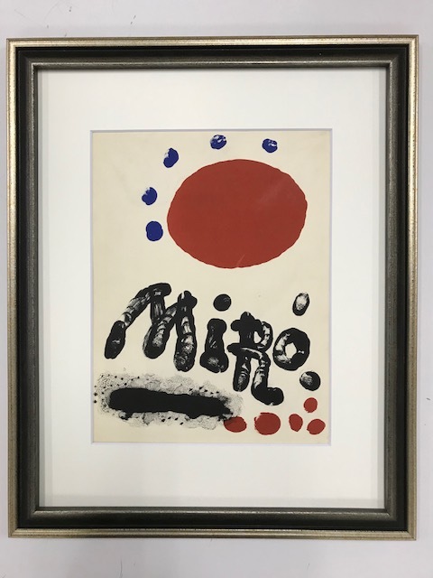 特価】 ≪ ミロ ≫ オリジナルリトグラフ【石版画】 1953年 JOAN MIRO