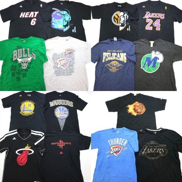 人気定番，新品 NBA Tシャツ set バスケ プロチーム レイカーズ ロケッツ S/M/L/XL 15枚セット まとめ売り USA古着卸 1円スタート 最落なし MA8566(Tシャツ)｜売買されたオークション情報、yahooの商品情報をアーカイ Tシャツ