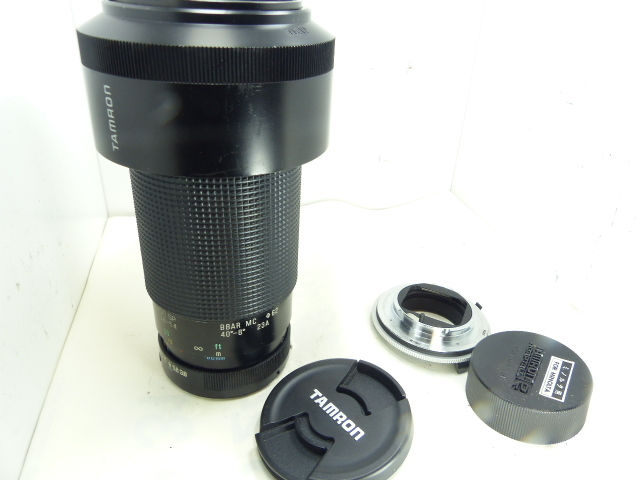 タムロンSP 60-300㎜ F3.8-5.4 マクロ ミノルタMDマウントアダプター付