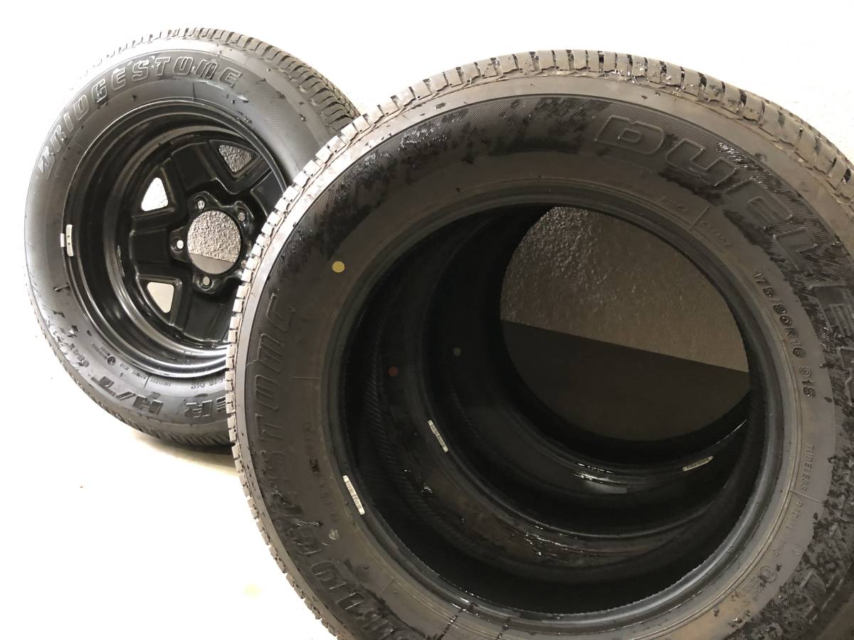 JB64ジムニー、純正タイヤ4本、175/80R16 91S／ブリヂストンDUELER H
