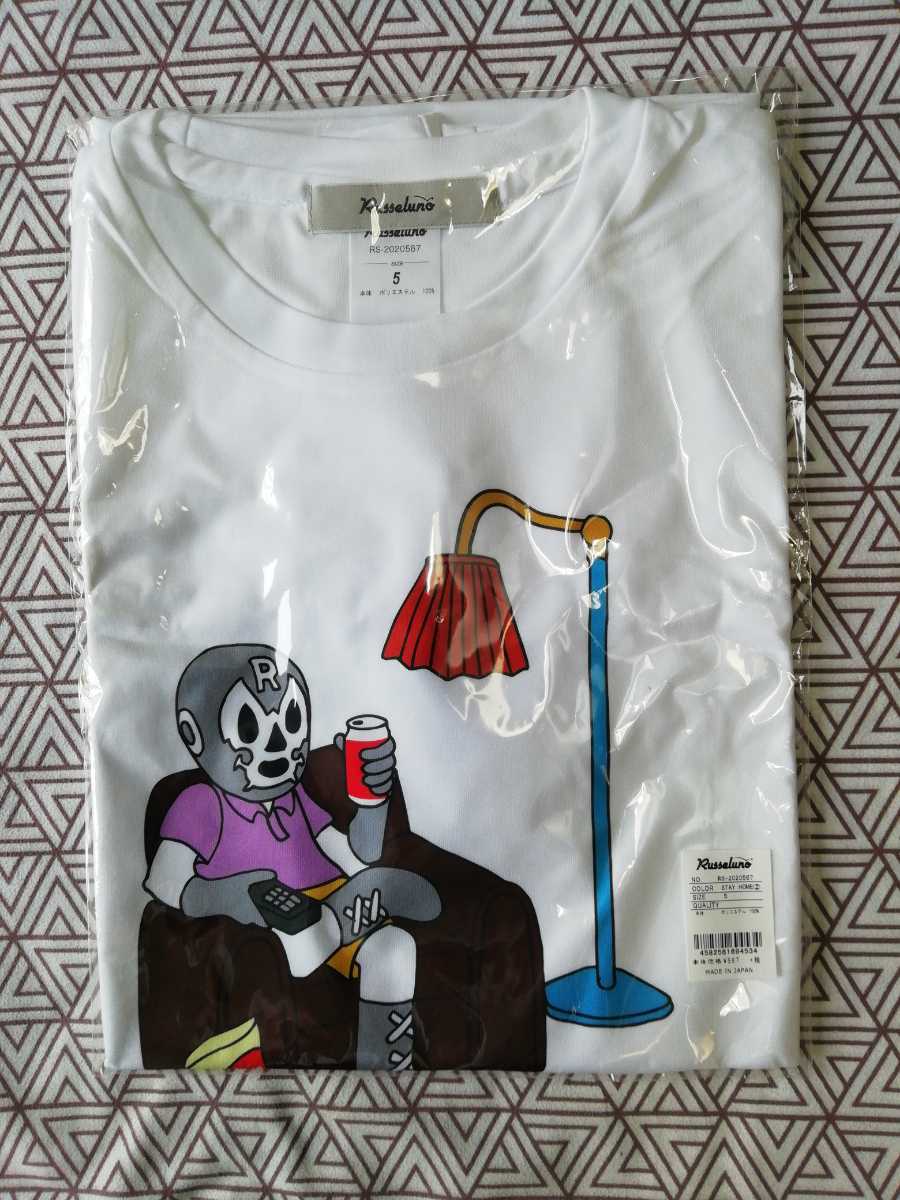 ラッセルノ チャリティ―Tシャツ(stayhome) 5 RUSSELL ATHLETIC⁄別注