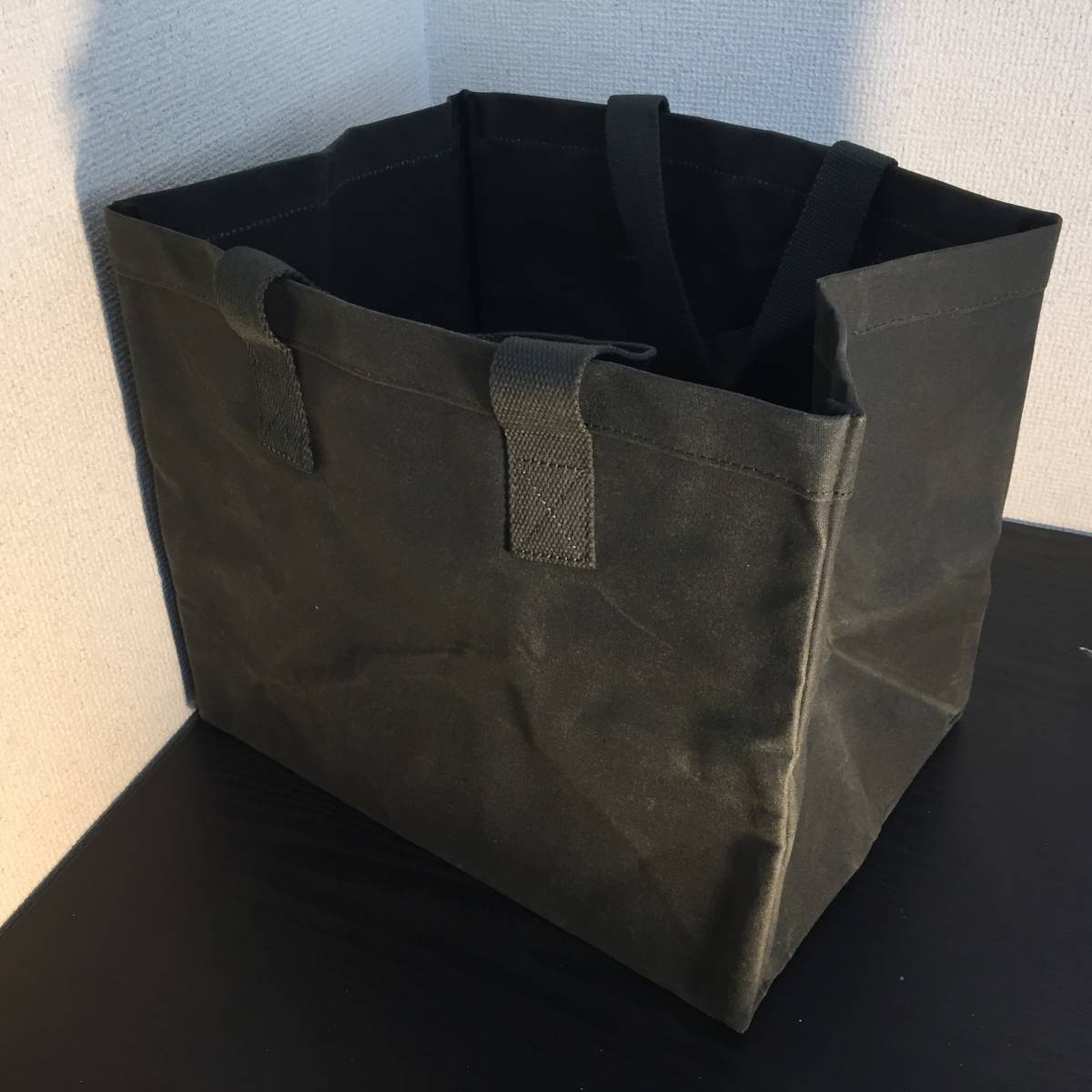 asobito アソビト | コンテナトート コンテナトートL キャンプのゴミ分別を機能的にこなす「コンテナトート 脱ビニール袋! 防水帆布ケース (アソビト) BE-PAL 道具・ギア / 大容量 トートバッグ チャコール 釣り