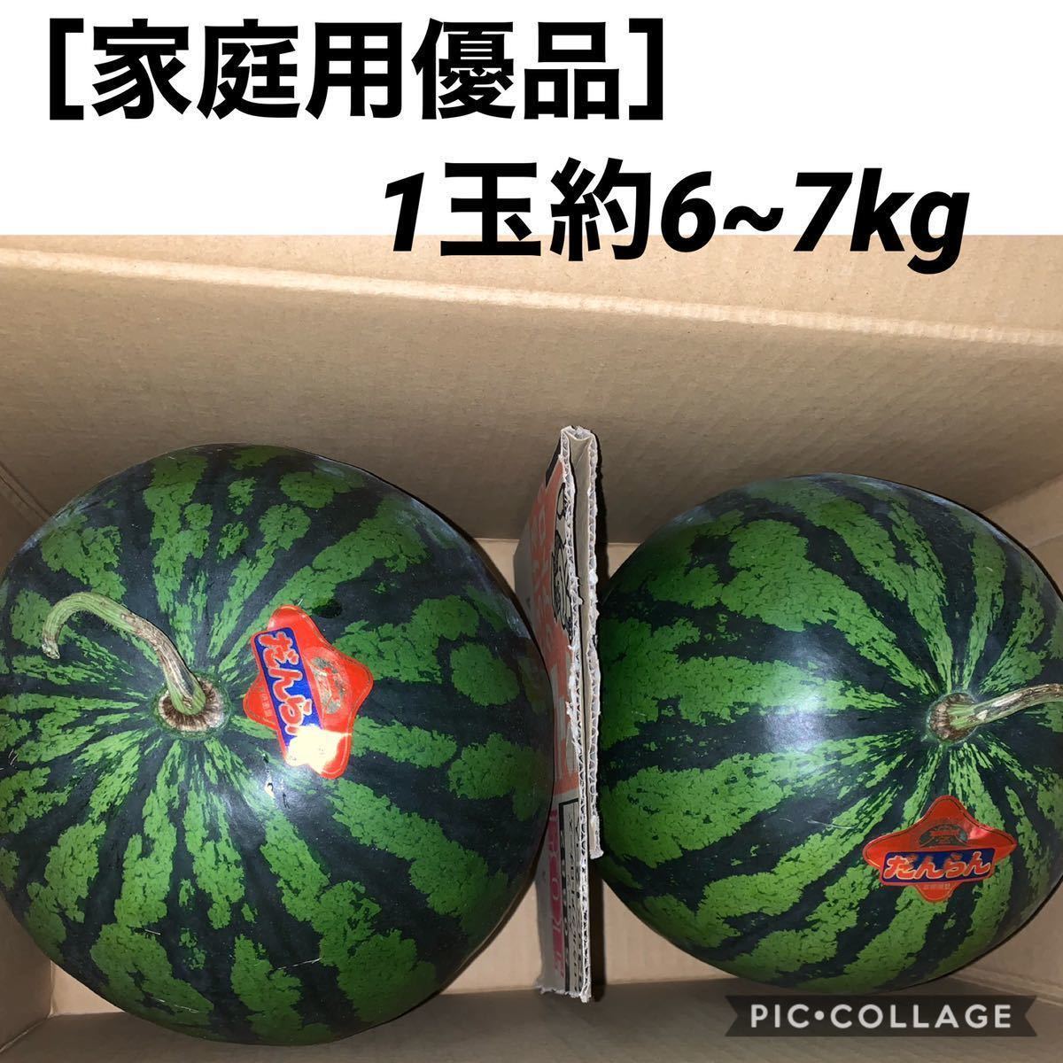  熊本県植木産 すいか2玉詰め 1玉約6 7kg(スイカ)｜売買されたオークション情報、yahooの商品情報をアーカイブ公開 - オークファン スイカ