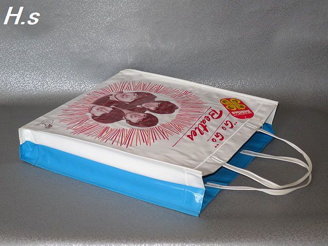 ビートルズ Beatles ビニールバッグ Submarine Tote Bag 当時物
