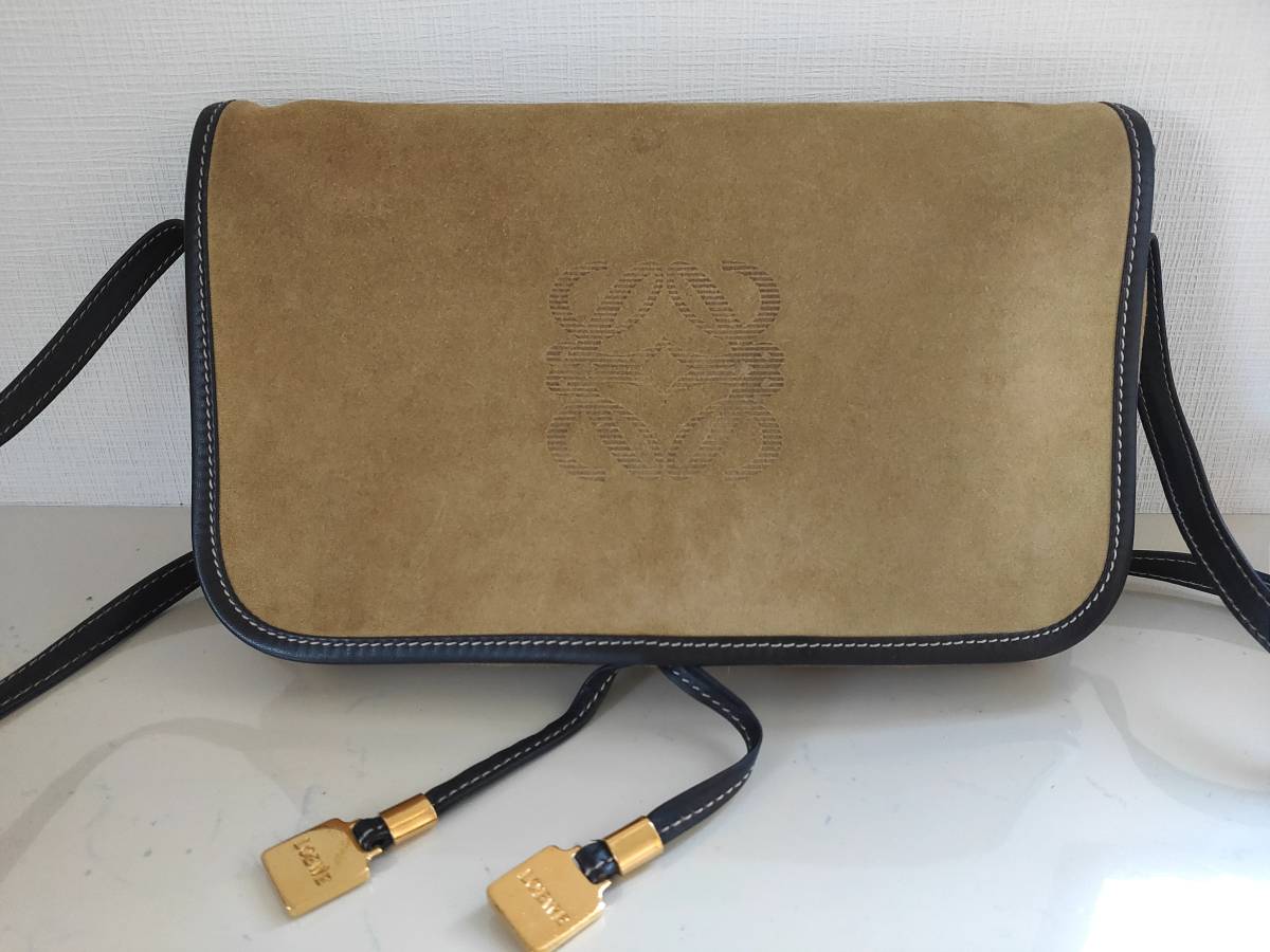 LOEWE ロエベ フラメンコ 極美品 - ショルダーバッグ 花柄 Anagram 